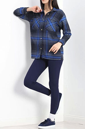 Çift Cep Oduncu Gömlek Sakssiyah - 20905.1874.