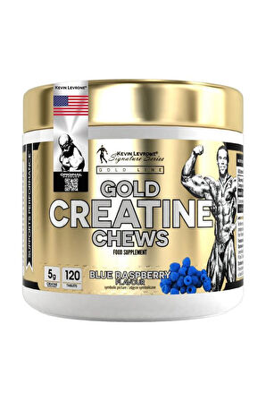 Kevin Levrone Gold Creatine Chews 120 tablets Blue Raspberry Flavour