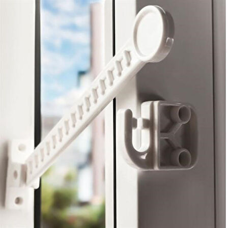 Evyora® Bebek Çocuk Evcil Hayvan Güvenlik Ayarlanabilir Koruyucu Pencere Havalandırma Kilidi