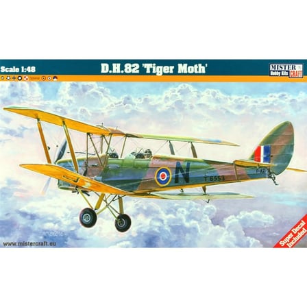 1/48 Piper Cup L-4H Eğitim Uçağı Maketi, Mister Craft E041