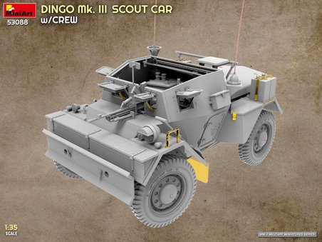 MiniArt 53088 1:35 Dingo Mk. III Keşif Aracı (Mürettebatıyla birlikte)