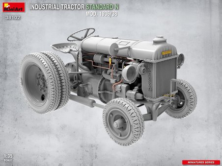 MiniArt 38102 1:35 Endüstriyel Traktör Standard N Modeli 1936-38