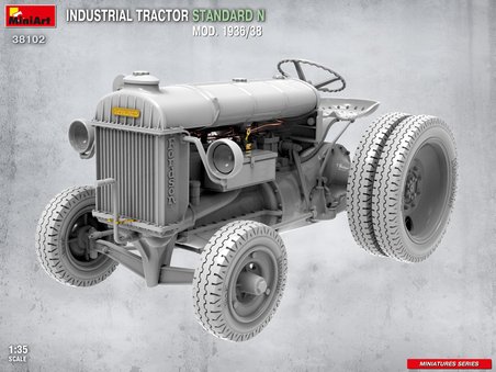 MiniArt 38102 1:35 Endüstriyel Traktör Standard N Modeli 1936-38