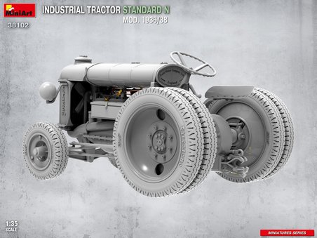 MiniArt 38102 1:35 Endüstriyel Traktör Standard N Modeli 1936-38
