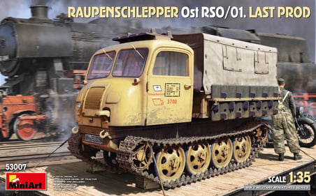 MiniArt 53007 1:35 Caterpillar Traktör East RSO/01. Son Üretim