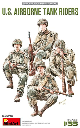 MiniArt 53040 1:35 ABD Hava İndirme Tank Sürücüleri