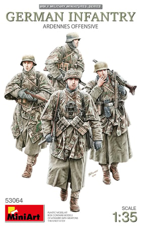 MiniArt 53064 1:35 Alman Piyadeleri Ardennes Taarruzu