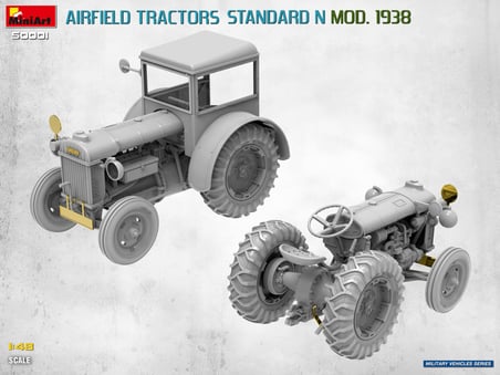 MiniArt 50001 1:48 Havaalanı Traktörleri Standart N Model 1938