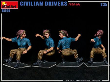 MiniArt 38050 1:35 Sivil Sürücüler (1930-40'lar)