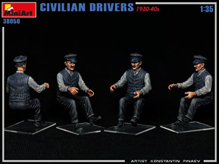 MiniArt 38050 1:35 Sivil Sürücüler (1930-40'lar)
