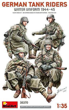 MiniArt 35370 1:35 Alman Tank Sürücüler (Kış Uniforma 1944-45)