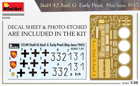MiniArt 35349 1:35 StuH 42 Ausf. G. Early Prod (Mayıs-Haziran 1943)