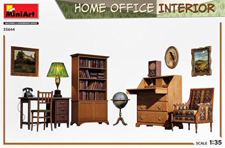 MiniArt 35644 1:35 Ev Ofis İç Mekanı