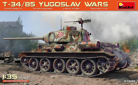 MiniArt 37093 1:35 T-34/85 Yugoslav Savaşları