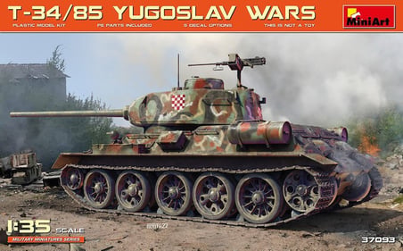 MiniArt 37093 1:35 T-34/85 Yugoslav Savaşları