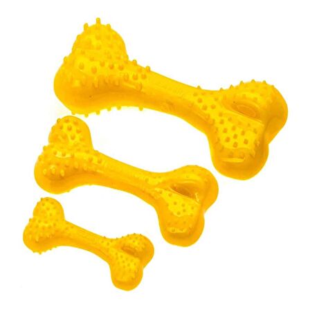 AQUAEL Comfy Toy Köpek Oyuncağı DENTAL BONE 16 Cm Sarı