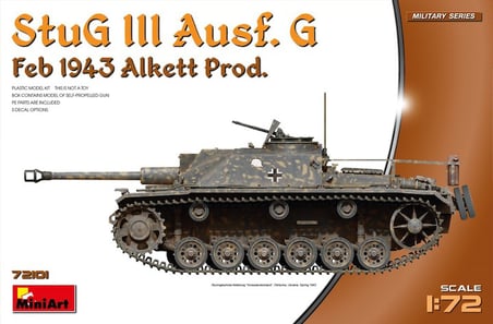 MiniArt 72101 1:72 StuG III Ausf. G Şubat 1943 Üretimi