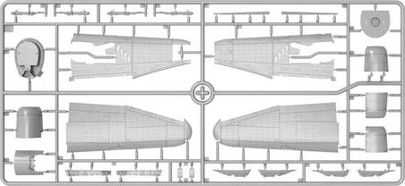MiniArt 48023 1:48 P-47D-30RE Thunderbolt. Temel Kit