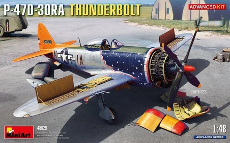 MiniArt 48029 1:48 P-47D-30RA Thunderbolt. İleri Düzey Kit.