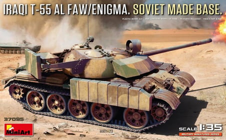 MiniArt 37095 1:35 Iraklı T-55 Al Faw/Enigma. Sovyet Yapımı Kaide