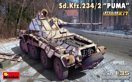 MiniArt 35414 1:35 Sd. Kfz. 234/2 Puma. Interior Kit