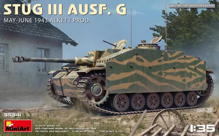 MiniArt 35341 1:35 StuG III Ausf. G Mayıs-Haz. 1943 Alkett Prod.