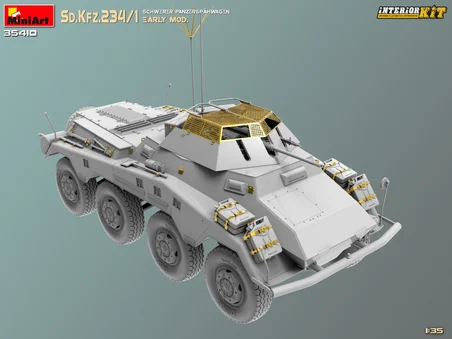 MiniArt 35410 1:35 Sd.Kfz. 234/1 Schwerer Panzerspahwage