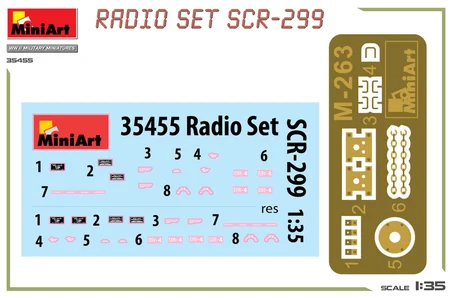 MiniArt 35455 1:35 ABD Telsiz Alıcısı SCR-299