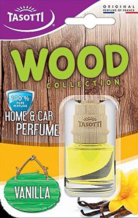 Tasotti Wood (Vanilla) Vanilya Esansli Ayna Alti Asma Koku 7ml.