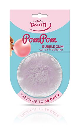 Tasotti Pom Pom (Bubble Gum) Tatli Sakiz Aromali Ayna Alti Asma Koku