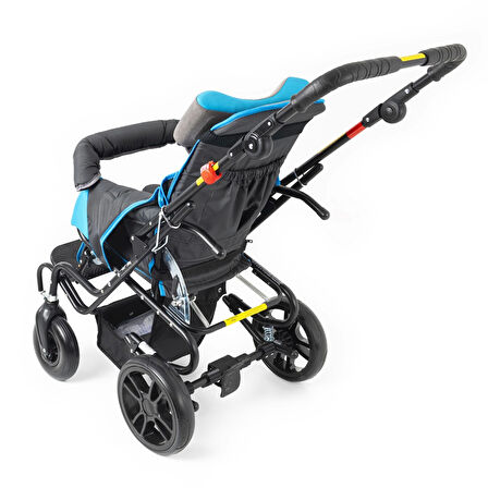 Comfort Plus Size 1 Engelli Çocuk Puseti | Katlanabilir Alüminyum Gövde, 5 Noktalı Emniyet Kemerli, 30 kg Taşıma Kapasiteli