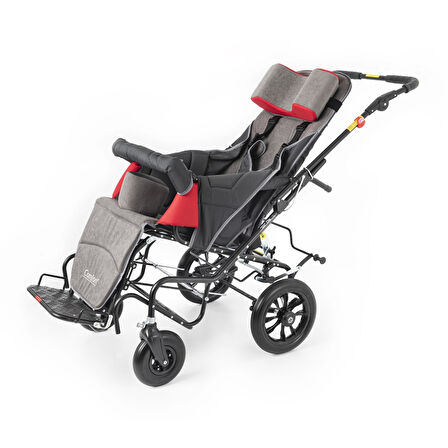 Comfort Plus Size 6+ Engelli Çocuk Puseti | Katlanabilir Alüminyum Gövde, Ergonomik Oturma, 75 kg Taşıma Kapasiteli