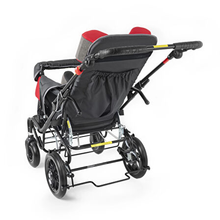 Comfort Plus Size 6+ Engelli Çocuk Puseti | Katlanabilir Alüminyum Gövde, Ergonomik Oturma, 75 kg Taşıma Kapasiteli