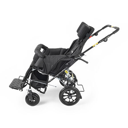 Comfort Plus Size 7 Engelli Çocuk ve Yetişkin Puseti | Katlanabilir Alüminyum Gövde, 5 Noktalı Emniyet Kemerli, 90 kg Taşıma Kapasiteli