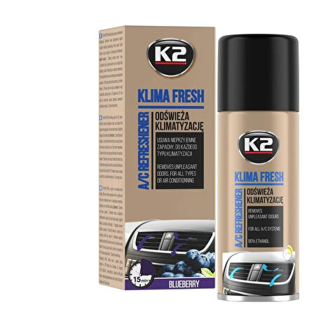 K2 Klima Refresh Blueberry Klima Ortam Kokusu 150 ML
