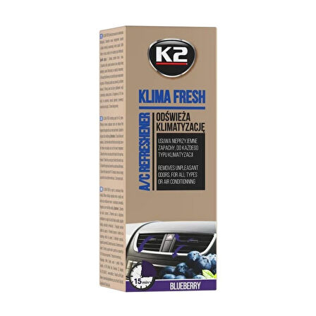 K2 Klima Refresh Blueberry Klima Ortam Kokusu 150 ML