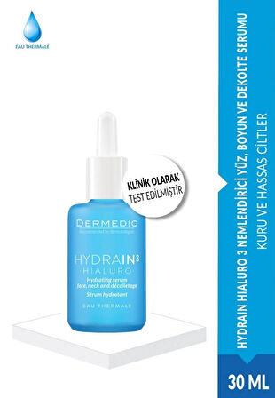 HYDRAIN3 HIALURO NEMLENDİRİCİ YÜZ,BOYUN VE DEKOLTE SERUMU 30ML