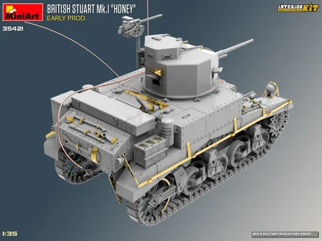 MiniArt 35421 1:35 İngiliz Stuart Mk.I "Honey" Erken Üretim. Interior Kit