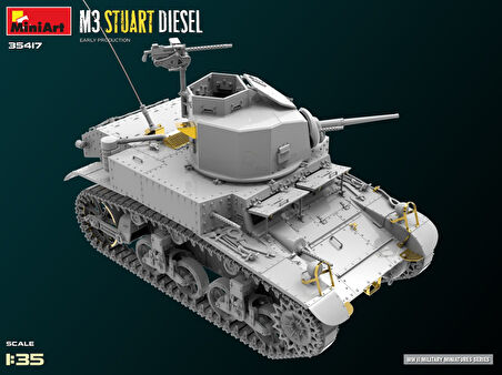 MiniArt 35417 1:35 M3 Stuart Diesel Erken Üretim