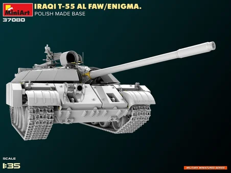 MiniArt 37080 1:35 Iraqi T-55 Al Faw/Enigma. Polonya Üretimi Kaideli Tank Maket Kiti