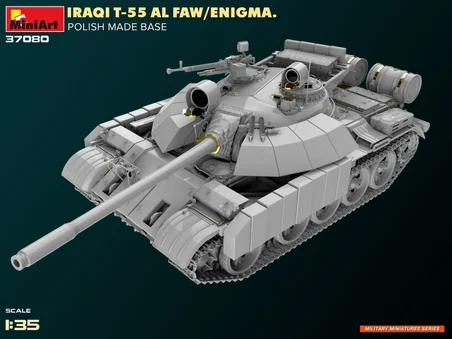 MiniArt 37080 1:35 Iraqi T-55 Al Faw/Enigma. Polonya Üretimi Kaideli Tank Maket Kiti