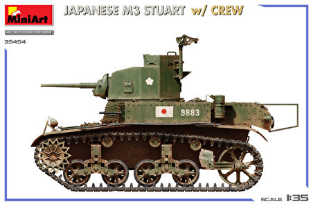 MiniArt 35454 1:35 Japon M3 Stuart, Mürettebatla birlikte