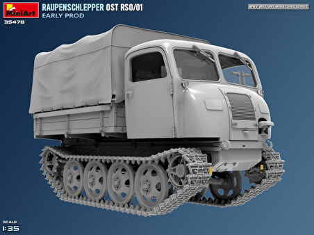 MiniArt 35478 1:35 Raupenschlepper Ost RSO/01. Erken Üretim