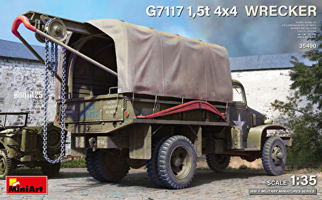 MiniArt 35490 1:35 G7117 1,5t. 4x4 Çekici Araç Maketi