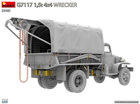 MiniArt 35490 1:35 G7117 1,5t. 4x4 Çekici Araç Maketi