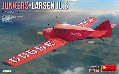 MiniArt 48007 1:48 Junkers-Larsen JL.6 Uçak Maketi
