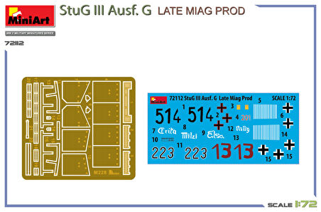 MiniArt 72112 1:72 StuG III Ausf. G  Son Miag Üretimi Tank Maketi