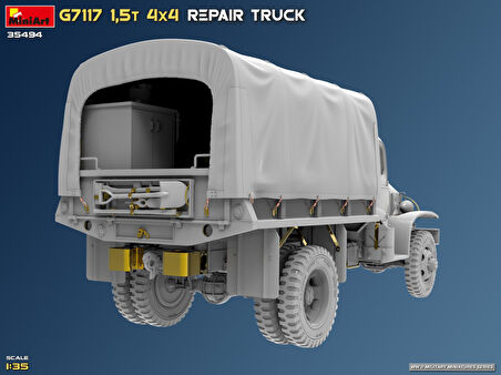 MiniArt 35494 1:35 G7117 1,5t 4x4 Tamir Kamyon Maketi