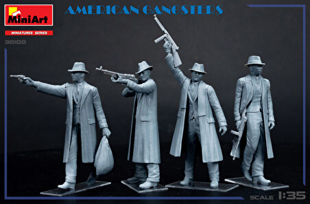 MiniArt 38108 1:35 Amerikan Gangsterleri Maketi