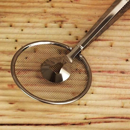 By Nevser® Çok Amaçlı Süzgeçli Paslanmaz Metal Haşlama Ve Kızartma Maşası